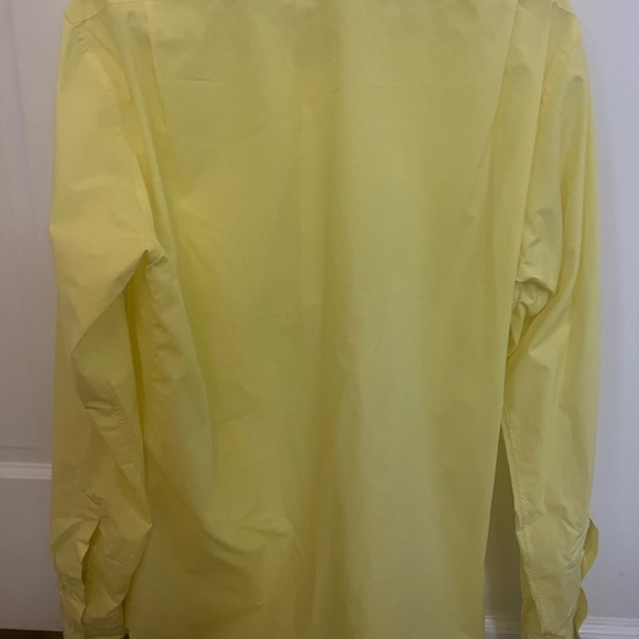 Sid Mashburn yellow long sleeve button down shirt. Medium - Picture 13 of 13